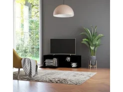 vidaXL TV-Schrank Schwarz 120x34x37 cm Holzwerkstoff Modell 1