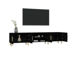 vidaXL TV-Schrank Schwarz 180x31,5x40 cm Holzwerkstoff Modell 1* TV-Wände
