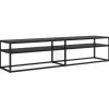 vidaXL TV-Schrank Schwarz 180x40x40,5 cm Hartglas* Wohnwände|TV-Wände
