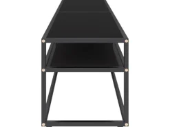 vidaXL TV-Schrank Schwarz 180x40x40,5 cm Hartglas* Wohnwände|TV-Wände