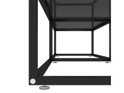 vidaXL TV-Schrank Schwarz 180x40x40,5 cm Hartglas* Wohnwände|TV-Wände