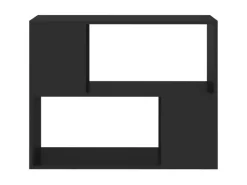 vidaXL TV-Schrank Schwarz 80x24x63 cm Holzwerkstoff* TV-Wände|Wohnwände