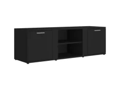 vidaXL TV-Schrank Schwarz 120x34x37 cm Holzwerkstoff* TV-Wände