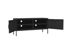 vidaXL TV-Schrank Schwarz 105x35x50 cm Stahl Modell 1