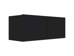 vidaXL TV-Schrank Schwarz 80x30x30 cm Holzwerkstoff* Schränke|TV-Wände