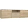 vidaXL TV-Schrank Sonoma-Eiche 140x35x40 cm Holzwerkstoff