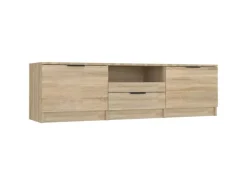 vidaXL TV-Schrank Sonoma-Eiche 140x35x40 cm Holzwerkstoff
