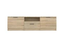 vidaXL TV-Schrank Sonoma-Eiche 140x35x40 cm Holzwerkstoff