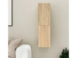 vidaXL TV-Schrank Sonoma-Eiche 30,5x30x110 cm Holzwerkstoff* TV-Wände