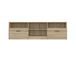 vidaXL TV-Schrank Sonoma-Eiche 150x33,5x45 cm Holzwerkstoff