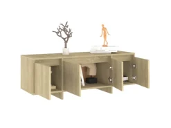 vidaXL TV-Schrank Sonoma-Eiche 120x30x40,5 cm Holzwerkstoff