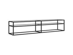 vidaXL TV-Schrank Transparent 200x40x40,5 cm Hartglas* Wohnwände|TV-Wände