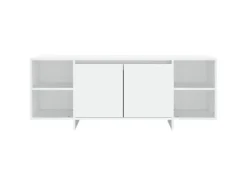 vidaXL TV-Schrank Weiß 130x35x50 cm Holzwerkstoff