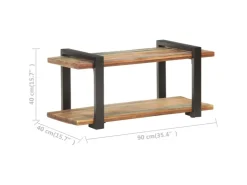 vidaXL TV-Schrank 90x40x40 cm Massivholz* Wohnwände
