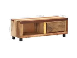 vidaXL TV-Schrank 100x30x33 cm Altholz Massiv* Wohnwände