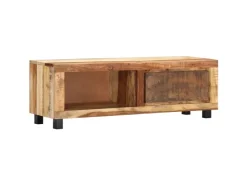 vidaXL TV-Schrank 100x30x33 cm Altholz Massiv* Wohnwände
