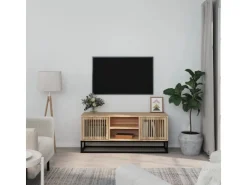vidaXL TV-Schrank 105x30x45 cm Holzwerkstoff und Eisen* Wohnwände|TV-Wände