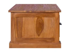 vidaXL TV-Schrank 90x50x37 cm Massivholz Teak
