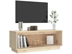 vidaXL TV-Schrank 90x35x35 cm Massivholz Kiefür* Wohnwände|TV-Wände