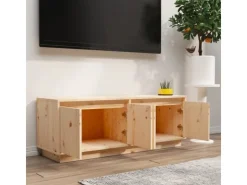 vidaXL TV-Schrank 110x34x40 cm Massivholz Kiefür* TV-Wände