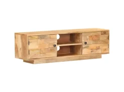 vidaXL TV-Schrank 116x30x35 cm Mango Massivholz