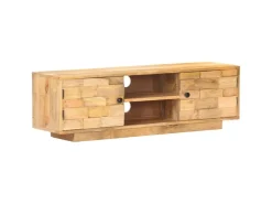 vidaXL TV-Schrank 116x30x35 cm Mango Massivholz