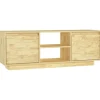 vidaXL TV-Schrank 110x30x40 cm Massivholz Kiefür
