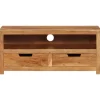 vidaXL TV-Schrank 88x35x40 cm Massivholz Akazie