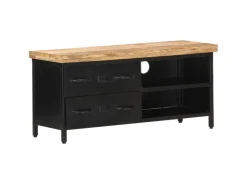 vidaXL TV-Schrank 90x30x41 cm Raues Mangoholz
