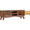 vidaXL TV-Schrank 110x30x40 cm Raues Mangoholz Modell 1* Wohnwände