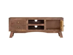 vidaXL TV-Schrank 110x30x40 cm Raues Mangoholz Modell 1* Wohnwände