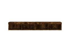 vidaXL TV-Schränke mit LED-Leuchten 2 Stk. Räuchereiche 100x30x30 cm* Wohnwände|TV-Wände
