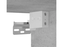 vidaXL TV-Wandschrank Betongrau 100x30x30 cm Holzwerkstoff