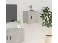 vidaXL TV-Wandschrank Betongrau 40x34,5x40 cm