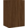 vidaXL TV-Wandschrank Braun Eiche-Optik 40,5x30x60 cm Holzwerkstoff* TV-Wände|Wohnwände