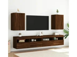 vidaXL TV-Wandschrank Braun Eiche-Optik 40,5x30x60 cm Holzwerkstoff* TV-Wände|Wohnwände