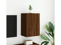 vidaXL TV-Wandschrank Braun Eiche-Optik 40,5x30x60 cm Holzwerkstoff* TV-Wände|Wohnwände