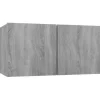 vidaXL TV-Wandschrank Grau Sonoma 60x30x30 cm Holzwerkstoff 1* Wohnwände|TV-Wände