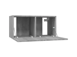 vidaXL TV-Wandschrank Grau Sonoma 60x30x30 cm Holzwerkstoff 1* Wohnwände|TV-Wände