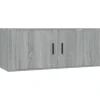 vidaXL TV-Wandschrank Grau Sonoma 100x34,5x40 cm