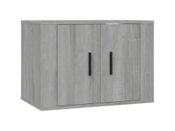 vidaXL TV-Wandschrank Grau Sonoma 57x34,5x40 cm* Schweberegale