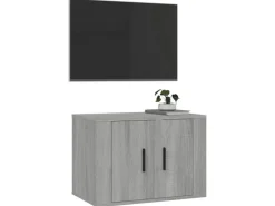 vidaXL TV-Wandschrank Grau Sonoma 57x34,5x40 cm* Schweberegale