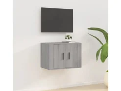 vidaXL TV-Wandschrank Grau Sonoma 57x34,5x40 cm* Schweberegale