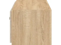 vidaXL TV-Wandschrank mit LED-Leuchten Sonoma-Eiche 100x35x31 cm* Schweberegale|TV-Wände