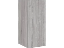 vidaXL TV-Wandschrank mit LED-Leuchten Grau Sonoma 30,5x35x70 cm* TV-Wände|Wohnwände