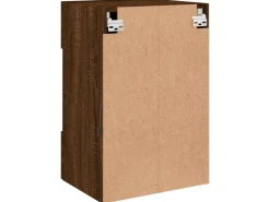 vidaXL TV-Wandschrank mit LED-Leuchten Braun Eichen-Optik 40x30x60,5cm* TV-Wände|Wohnwände