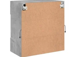 vidaXL TV-Wandschrank mit LED-Leuchten Betongrau 58,5x30x60,5 cm* Wohnwände