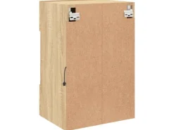 vidaXL TV-Wandschrank mit LED-Leuchten Sonoma-Eiche 40x30x60,5 cm* Wohnwände|TV-Wände