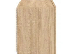 vidaXL TV-Wandschrank mit LED-Leuchten Sonoma-Eiche 60x35x41 cm* Wohnwände|TV-Wände
