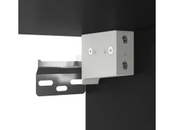 vidaXL TV-Wandschrank Schwarz 40x34,5x80 cm